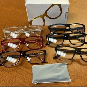 Looking Forward 6 Pair Reading Glasses 1.50 Magnify With Blue Light Blocker NEW